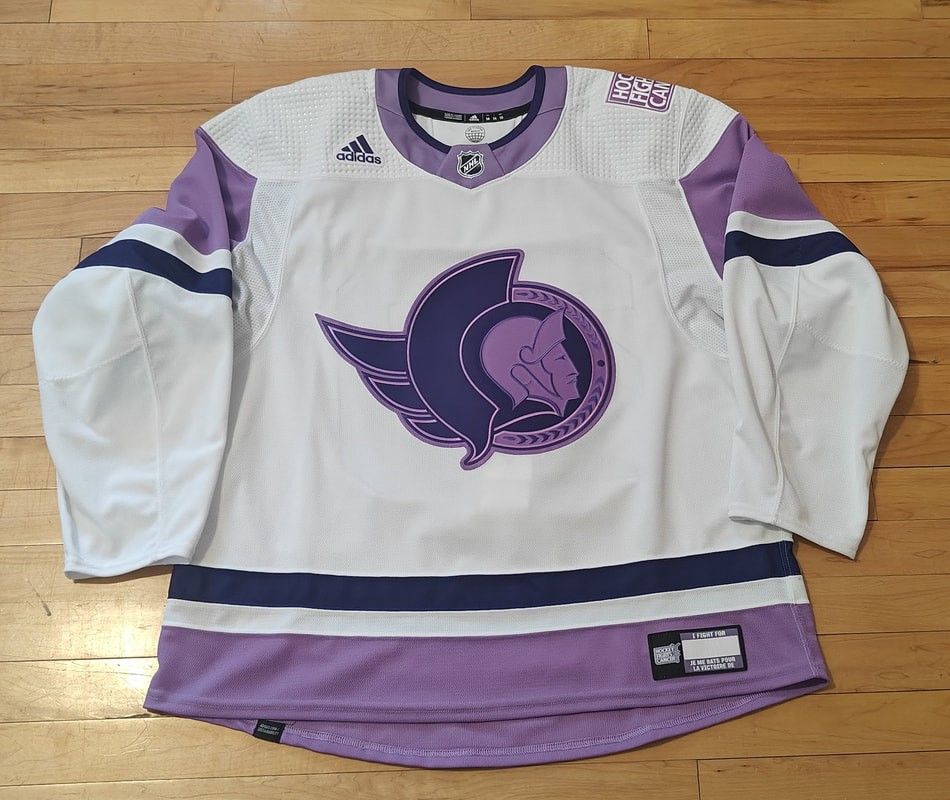 Ottawa Senators Hockey Fights Cancer pelipaita