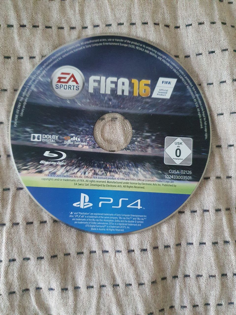 Ps4 fifa 16.