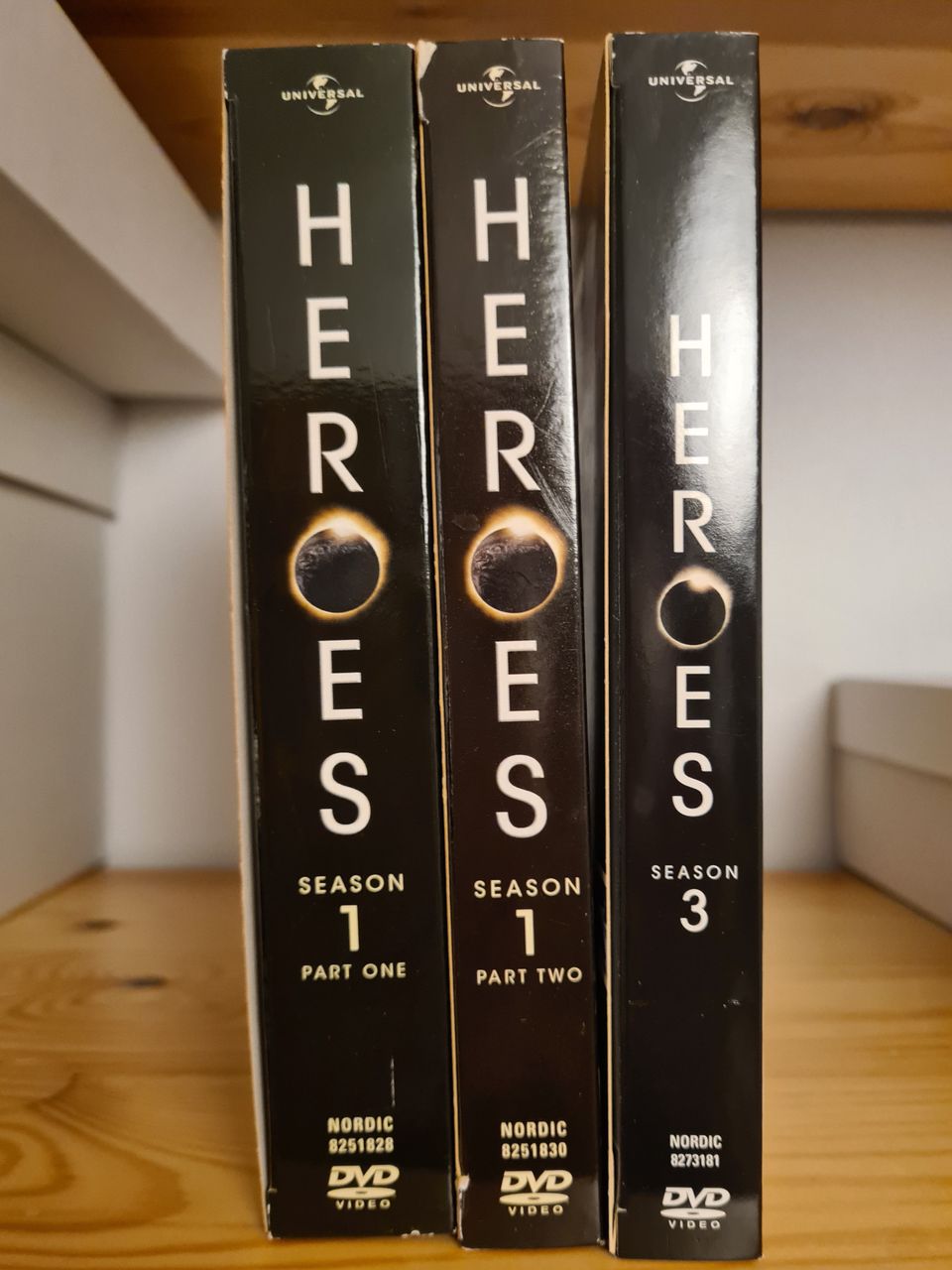 Heroes TV-sarja kaudet 1 ja 3