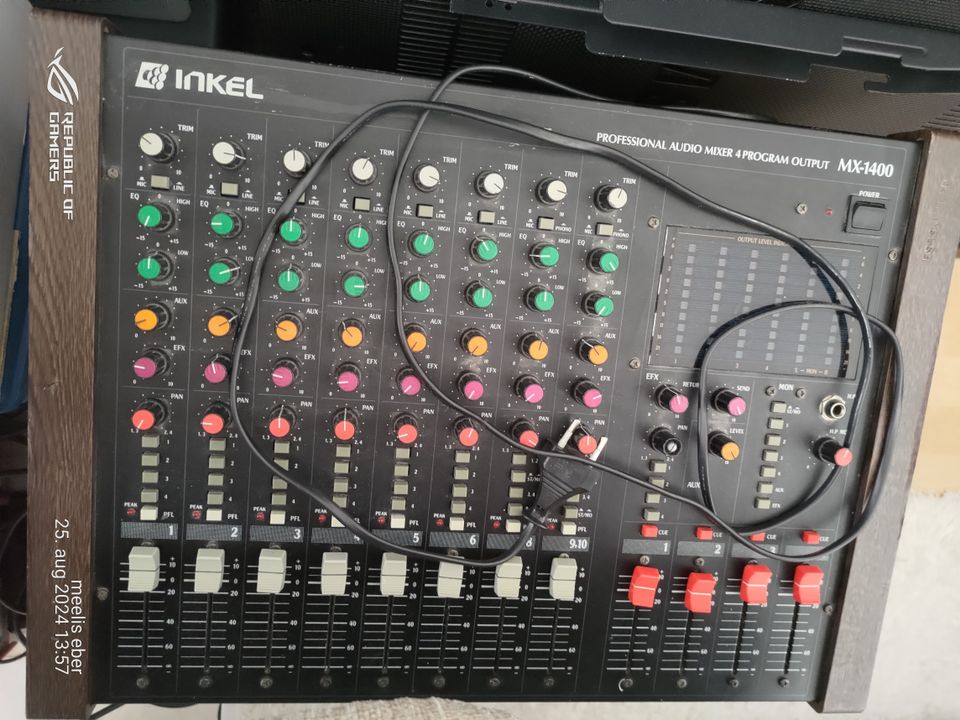 Inkel mx-1400 Professional Audio Mixer 4 Program Output mikseri