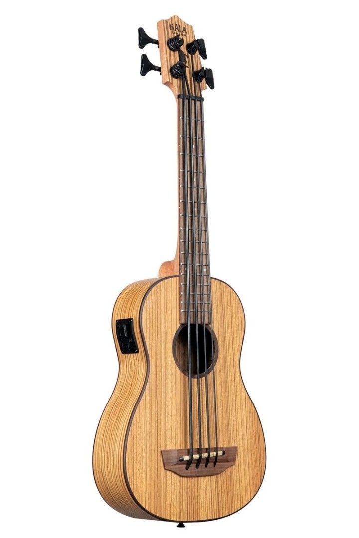 UUSI Kala UBASS Zebrawood Ukulelebasso