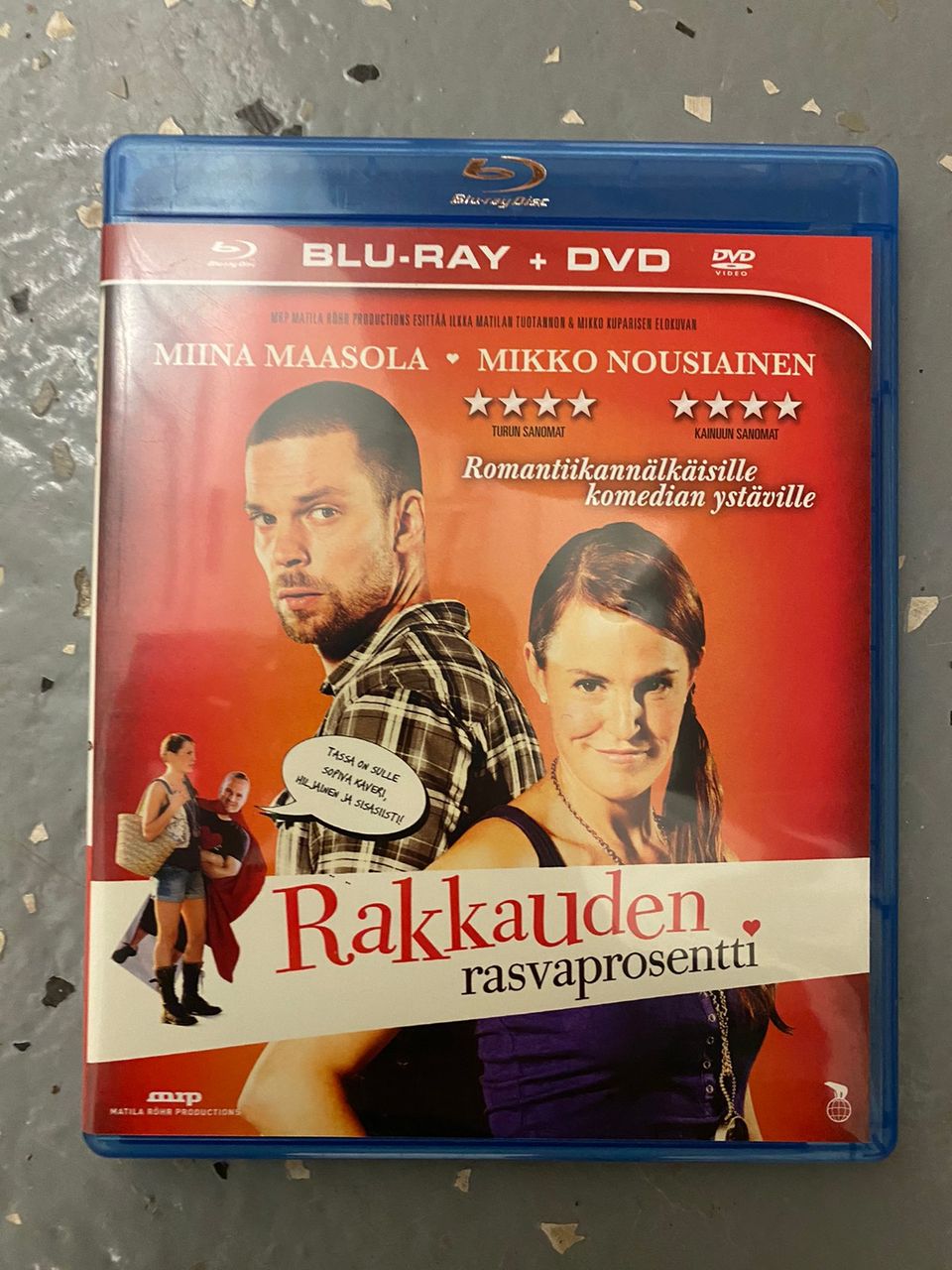 Rakkauden rasvaprosentti blu ray