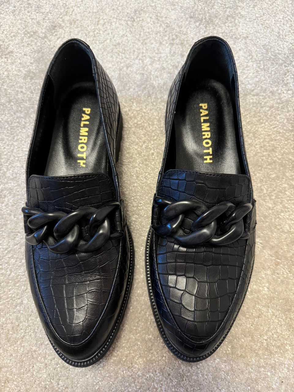 Mustat Palmroth loaferit (37)