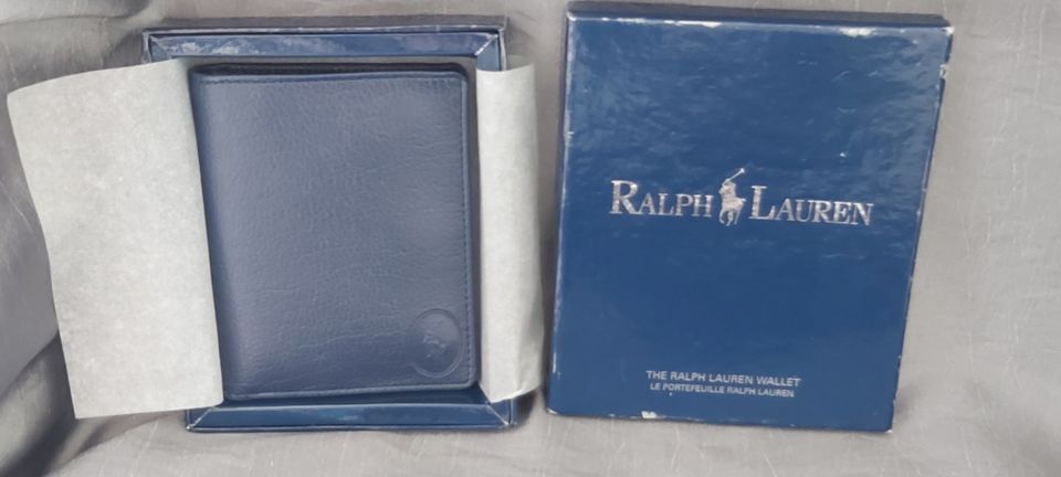 Uusi käyttämätön Ralph Lauren miesten  nahkalompakko