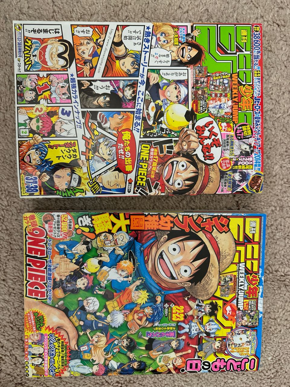 Weekly Jump One Piece 37-38 ja 22-23 2014