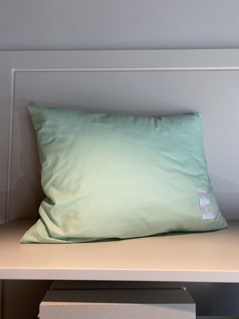 MAGNIBERG Poplin tyynyliina 50x60 Pale Green