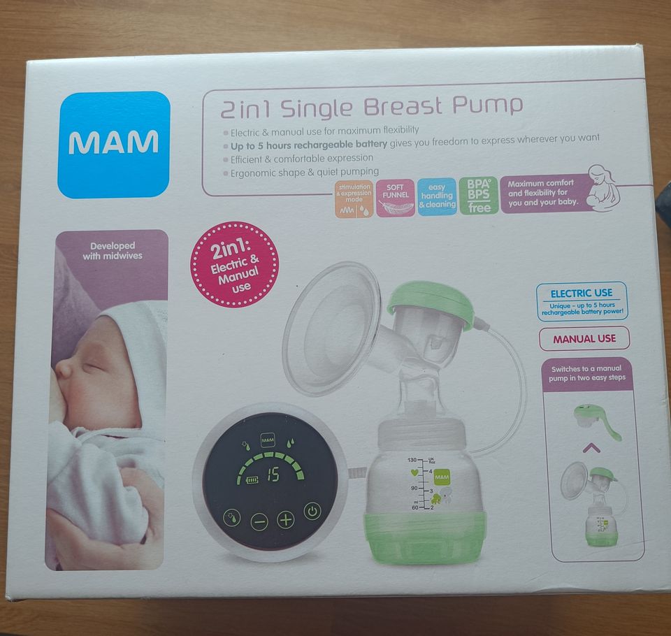 2in1 single breast pump