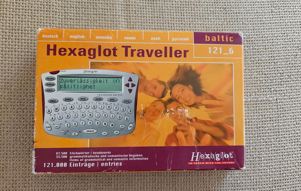 Hexaglot Traveller elektroninen sanakirja