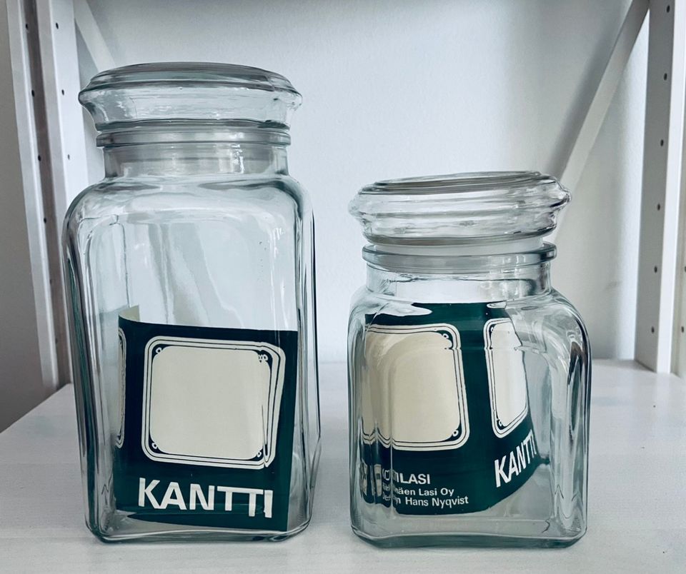 Kantti-lasipurkit 2 kpl