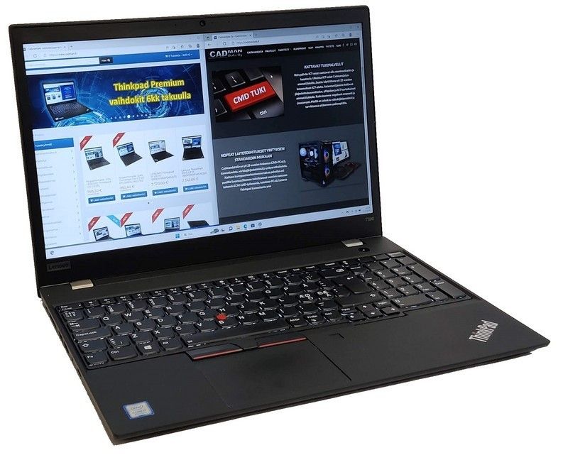 Nopeimmalle - ThinkPad T15 G2 takuu 2/2025 i5-16Gt 500Gt W11P