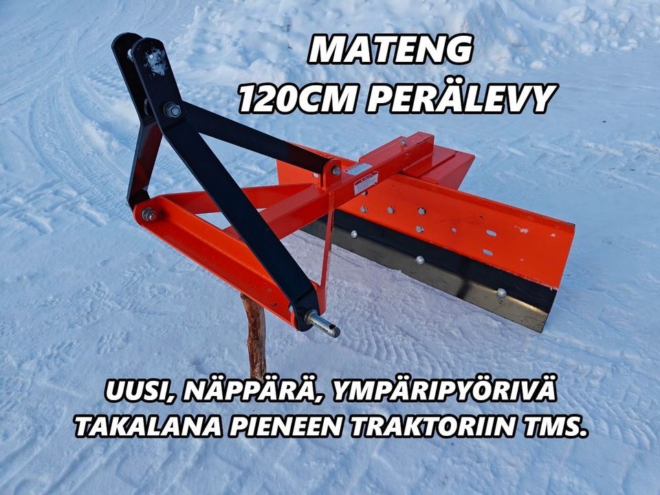 Mateng PERÄLEVY 120cm - YMPÄRIPYÖRIVÄ - UUSI