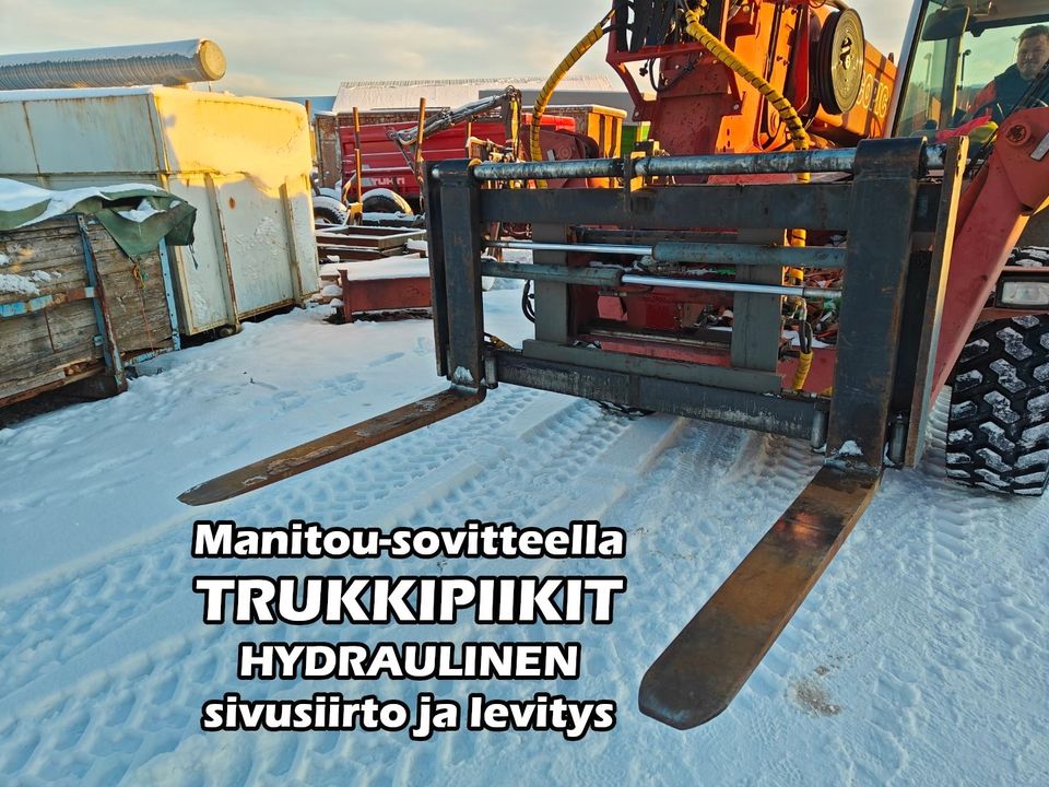 Trukkipiikit - hydraulinen sivusiirto ja levitys