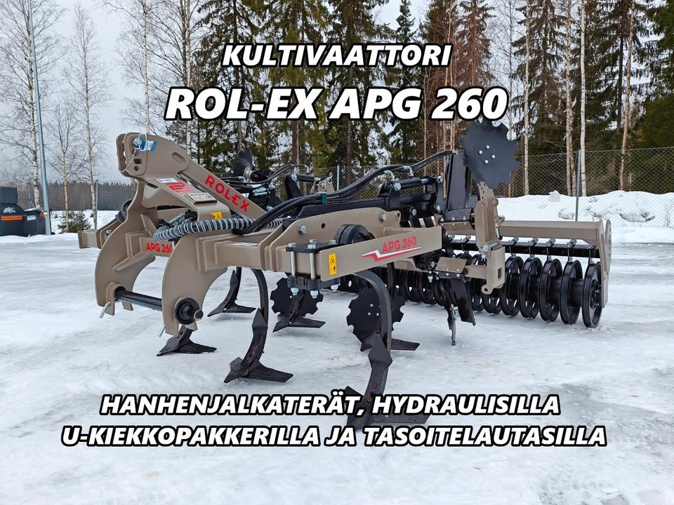 Rol-Ex APG 260cm kultivaattori - UUSI