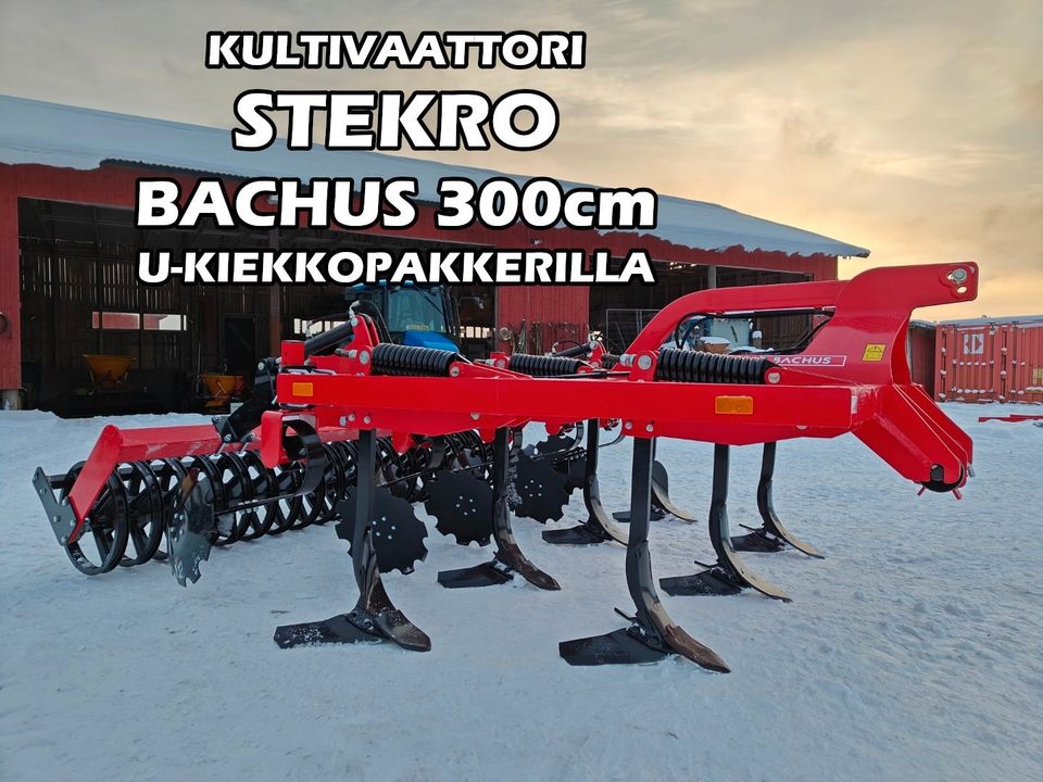 Kultivaattori Stekro Bachus 300cm - UUSI