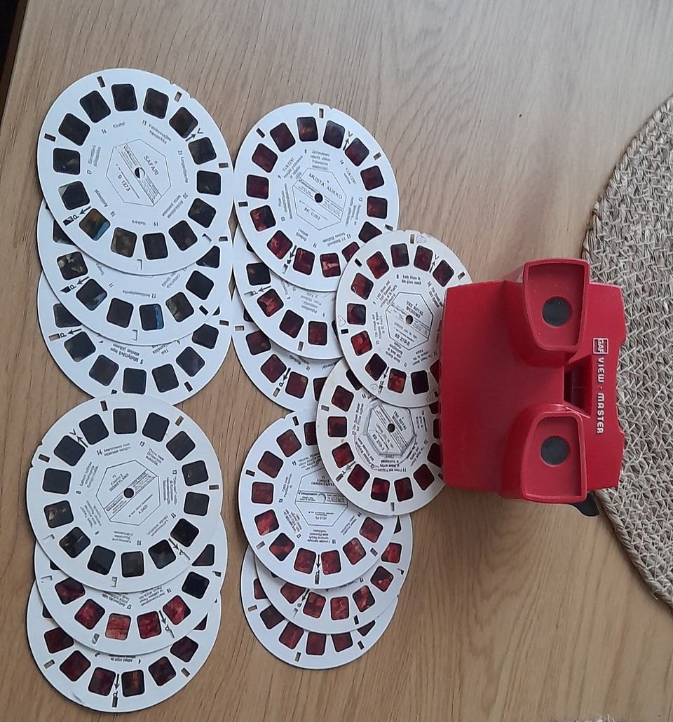 Vintage view master ja kiekot