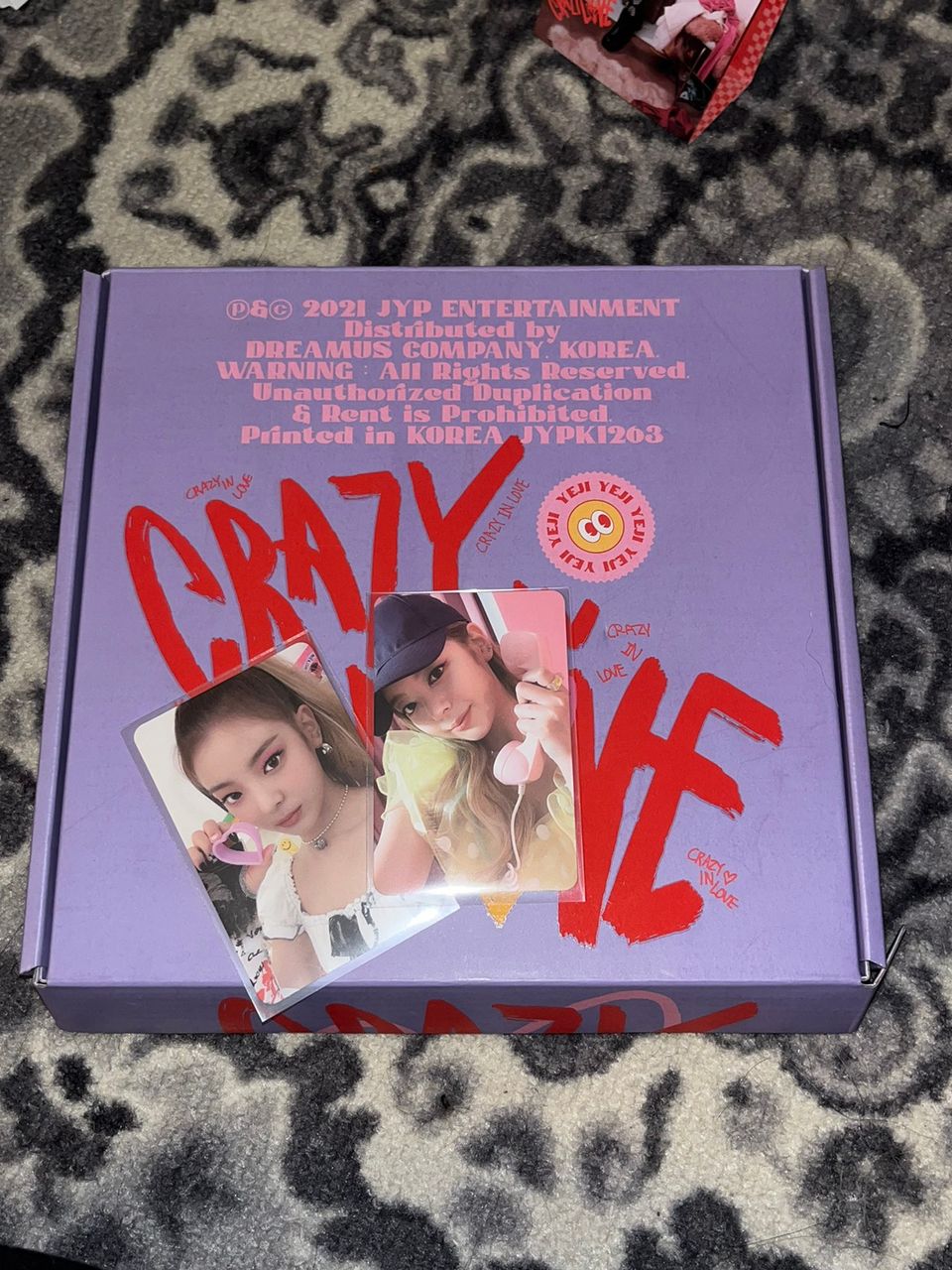 ITZY crazy in love Yeji ver. albumi