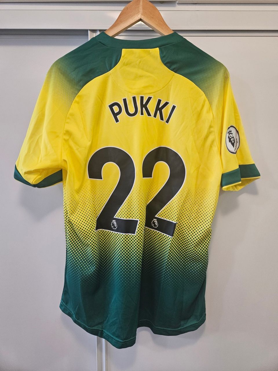 Norwich Teemu Pukki #22 Premier League 2019/20 pelipaita XL