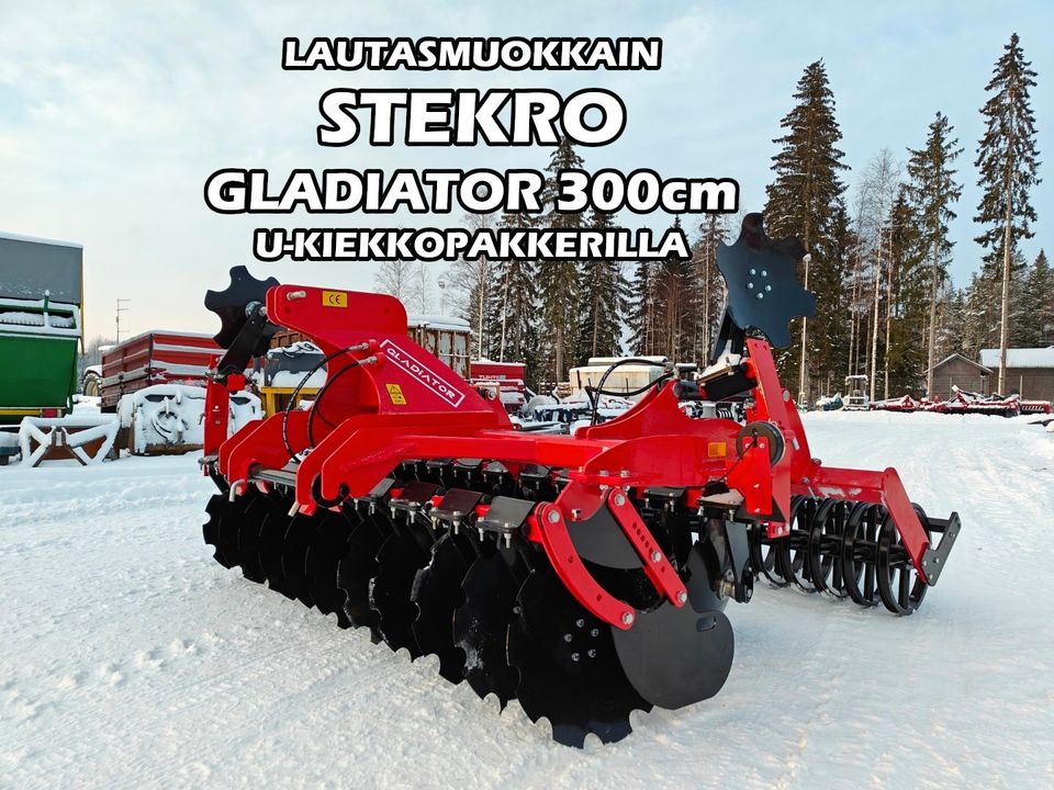 STEKRO Gladiator RX 300cm lautasmuokkain