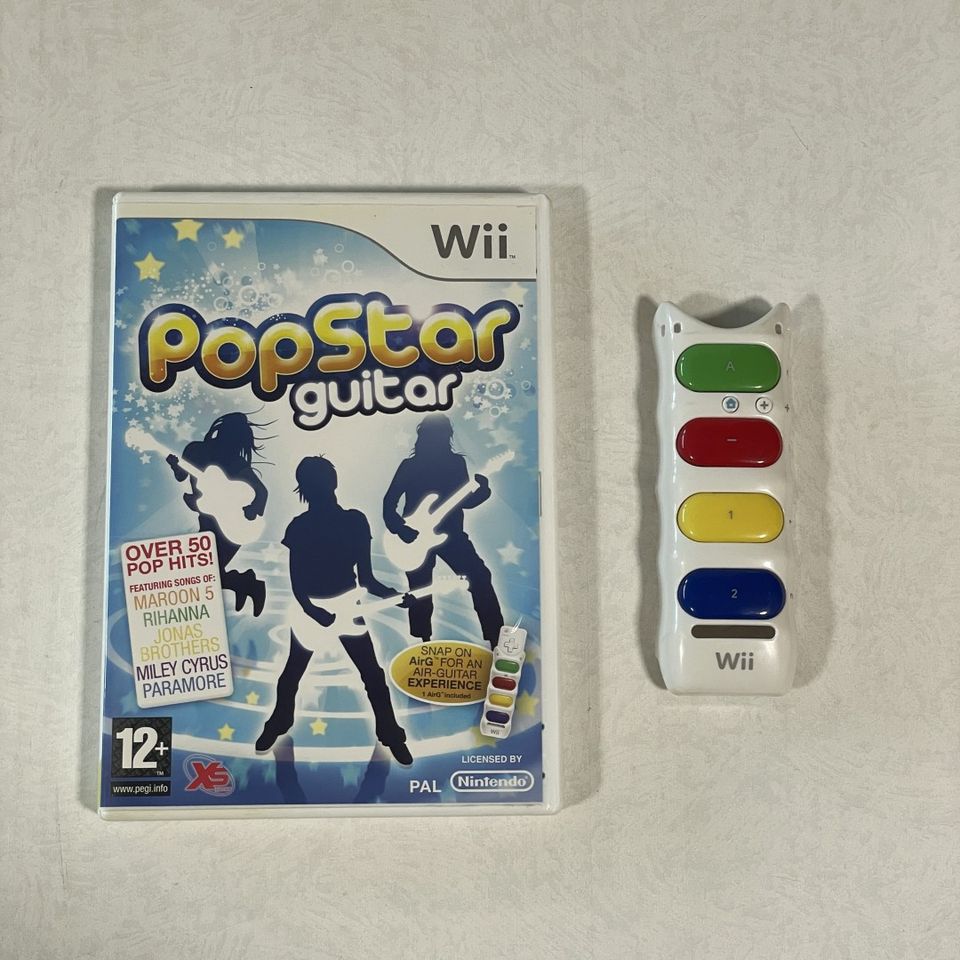 Popstar Guitar + AirG Controller Wii JNS