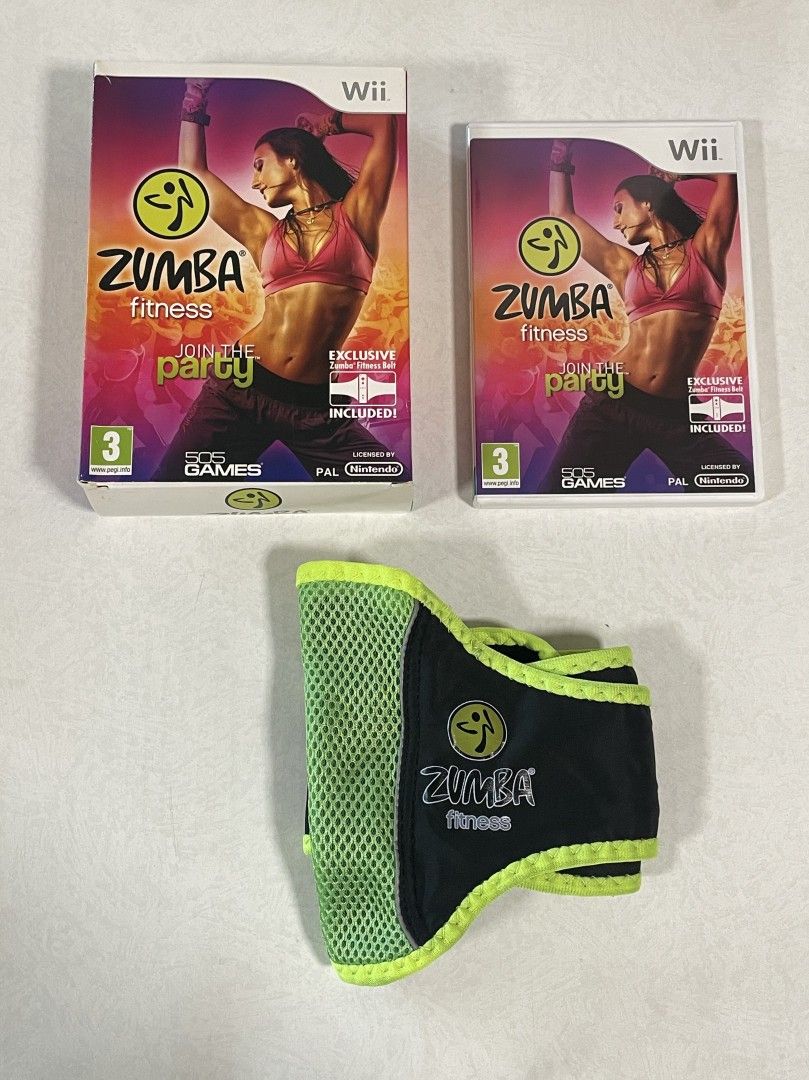 Zumba Fitness peli + vyö Wii JNS