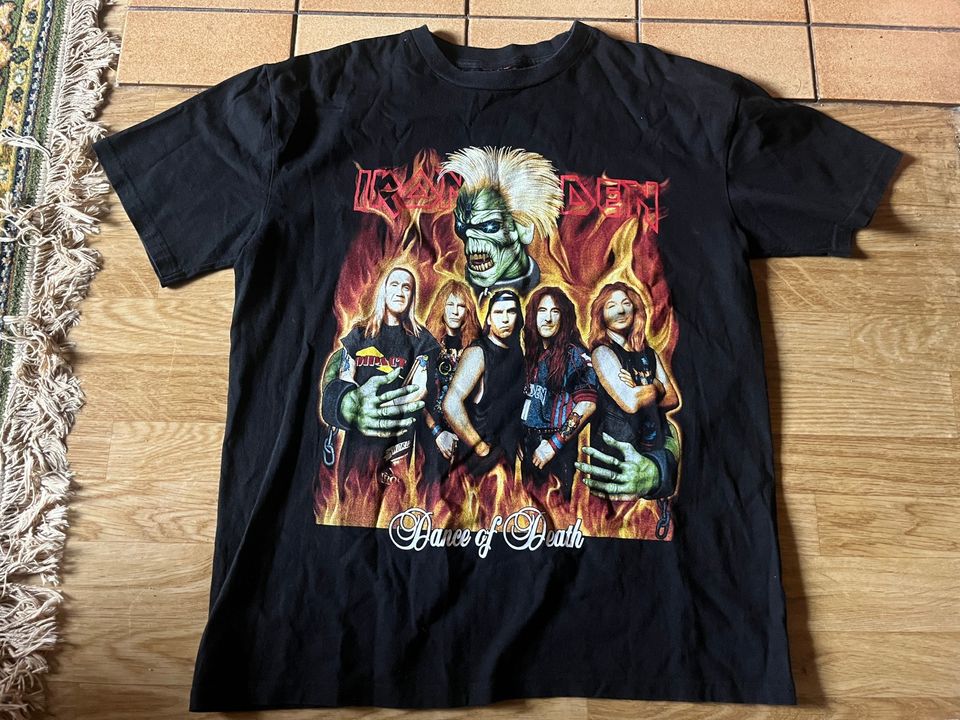 Vintage Iron Maiden t-paita XL