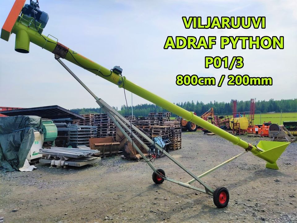 Adraf Python viljaruuvi - 800cm - 200mm - VIDEO