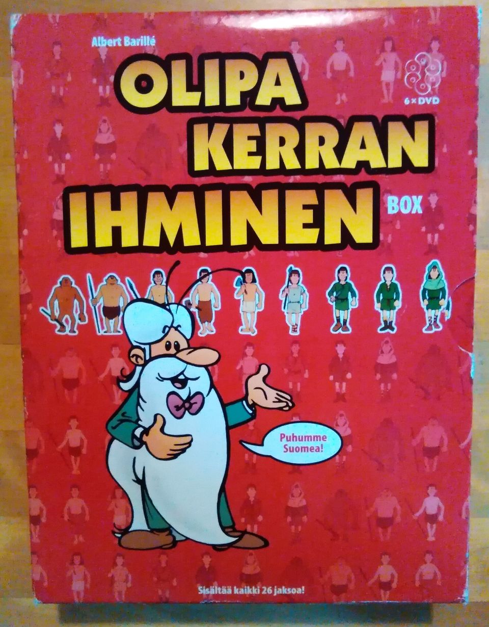 Olipa Kerran Ihminen 6 DVD'n boxi! Koko sarja!