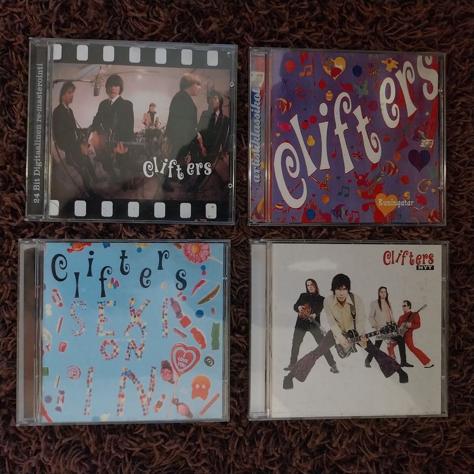 Clifters CD-levyjä