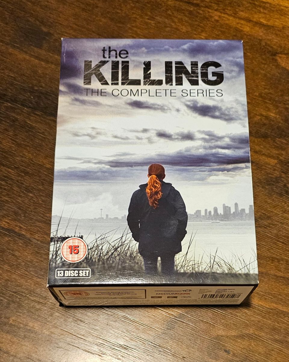 The Killing dvd box, kaikki tuotantokaudet