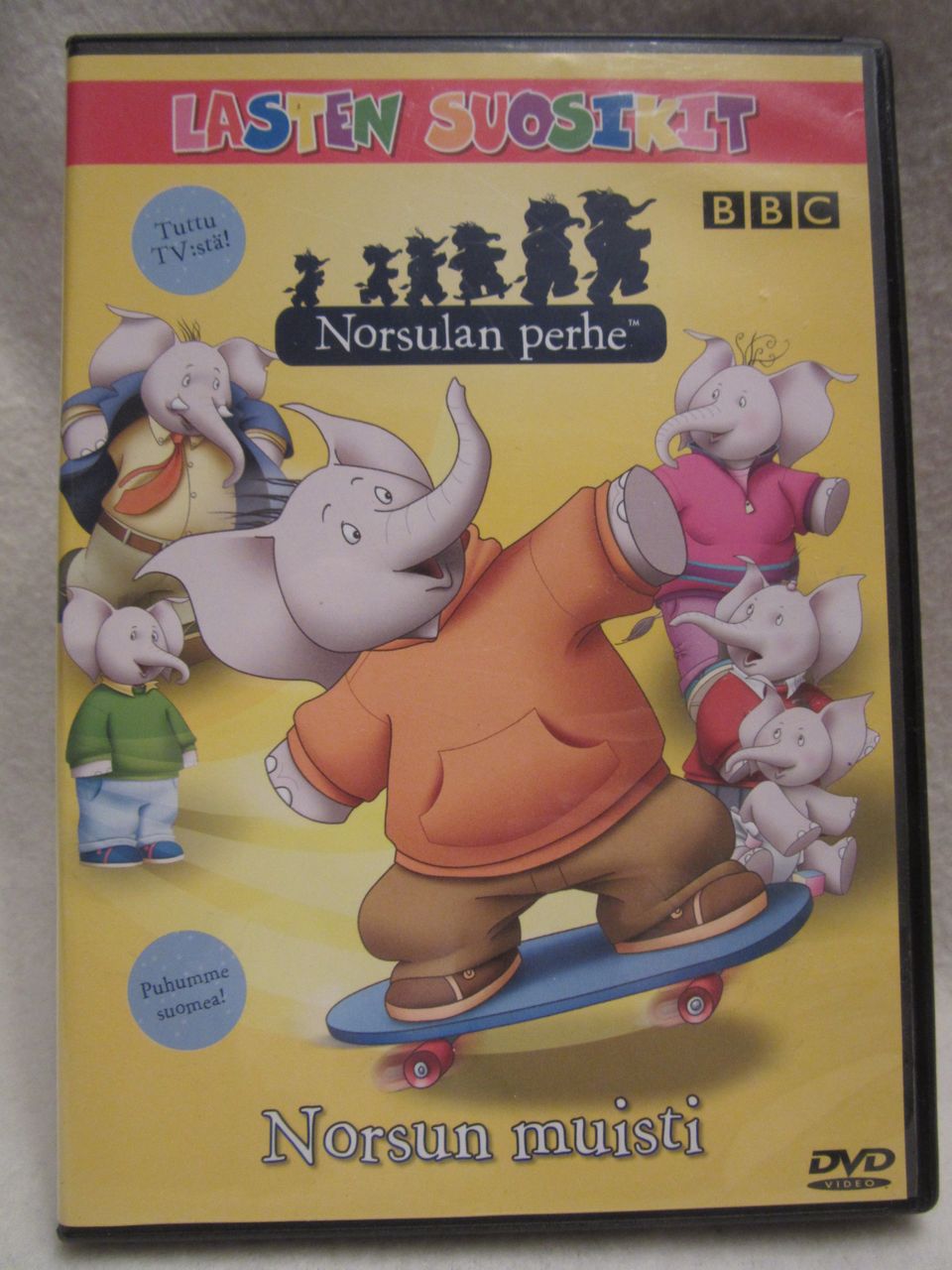 Norsulan perhe Norsun Muisti dvd