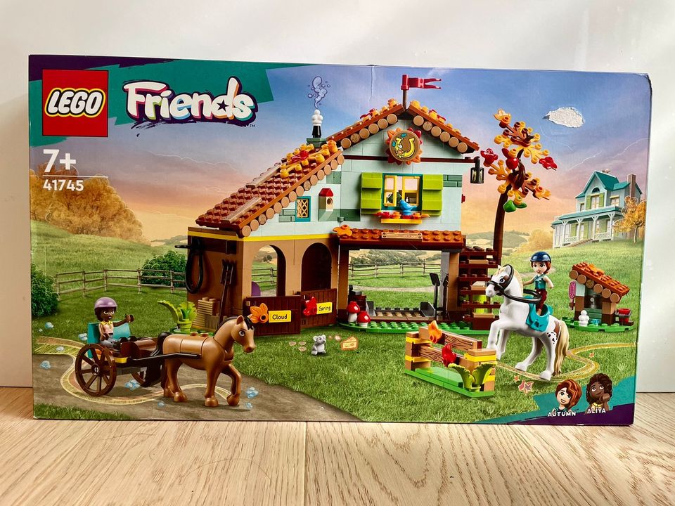 UUSI ja Avaamatton LEGO friends 41745 Autumnin hevostalli Friends