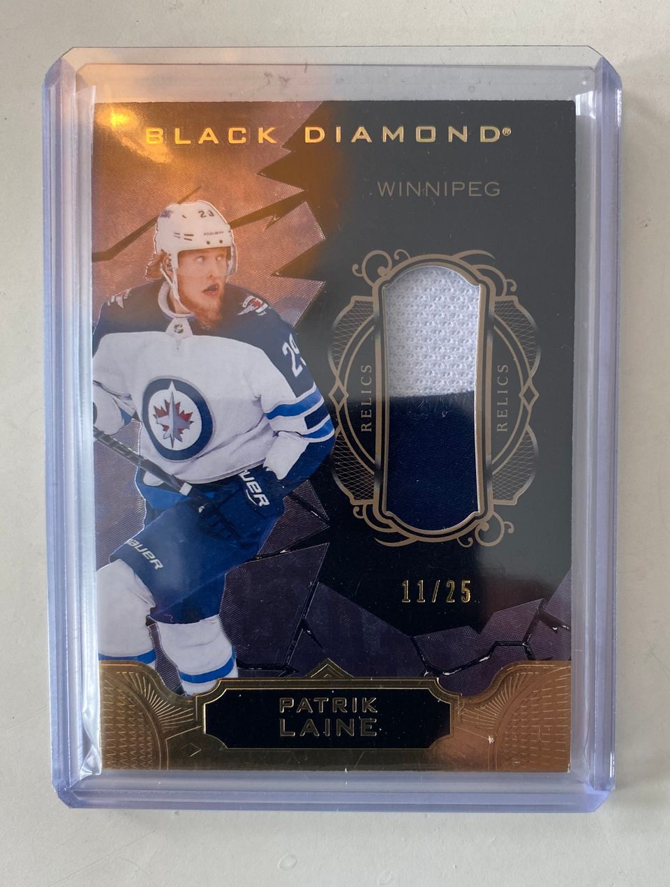 Patrik Laine 2018-19 Upper Deck Black Diamond - #BDB-PL - Patrik Laine /25