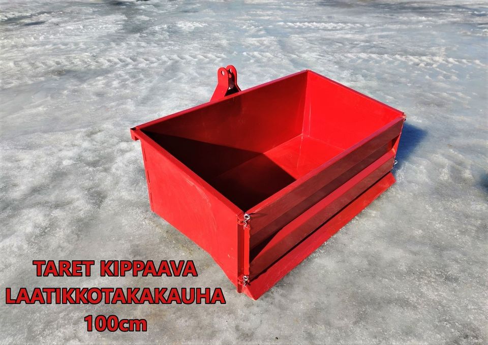 Taret 100cm kippaava laatikkotakakauha - UUSI