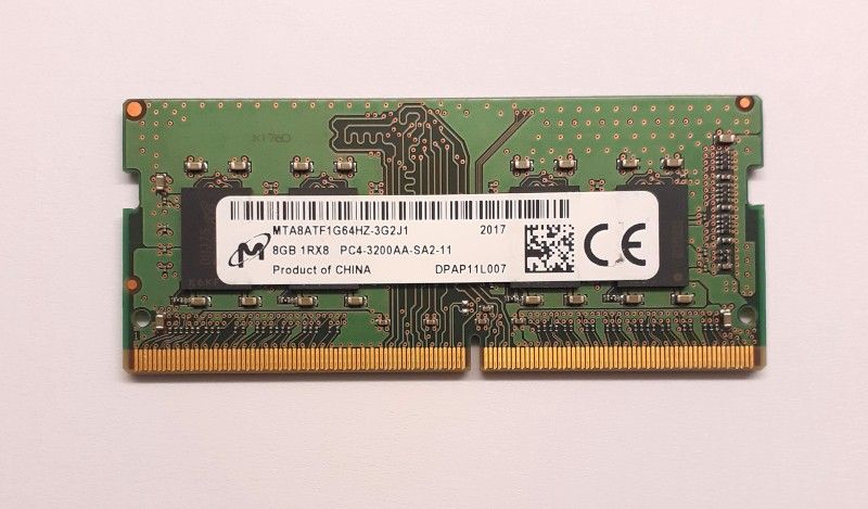 8 GB DDR4 3200AA SO-DIMM muistikampa läppäriin