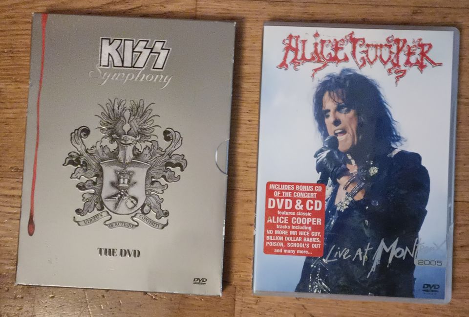 Kiss Symphony The Dvd & Alice Cooper Live At Montreux 2005 Dvd/Cd