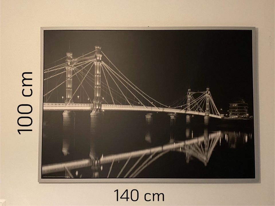 Albert Bridge at Night By Bill Philip