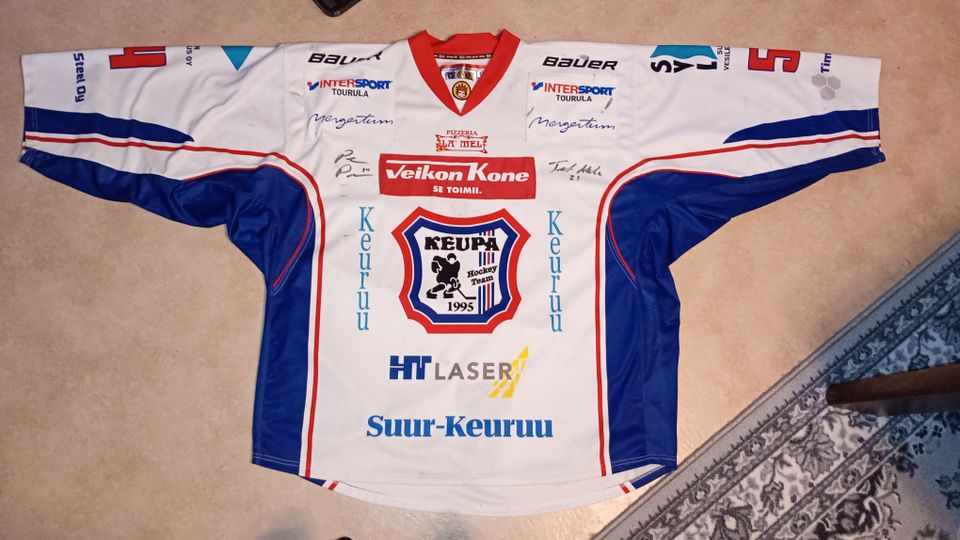 Keupa HT Game Worn pelipaita 54# Pitkänen