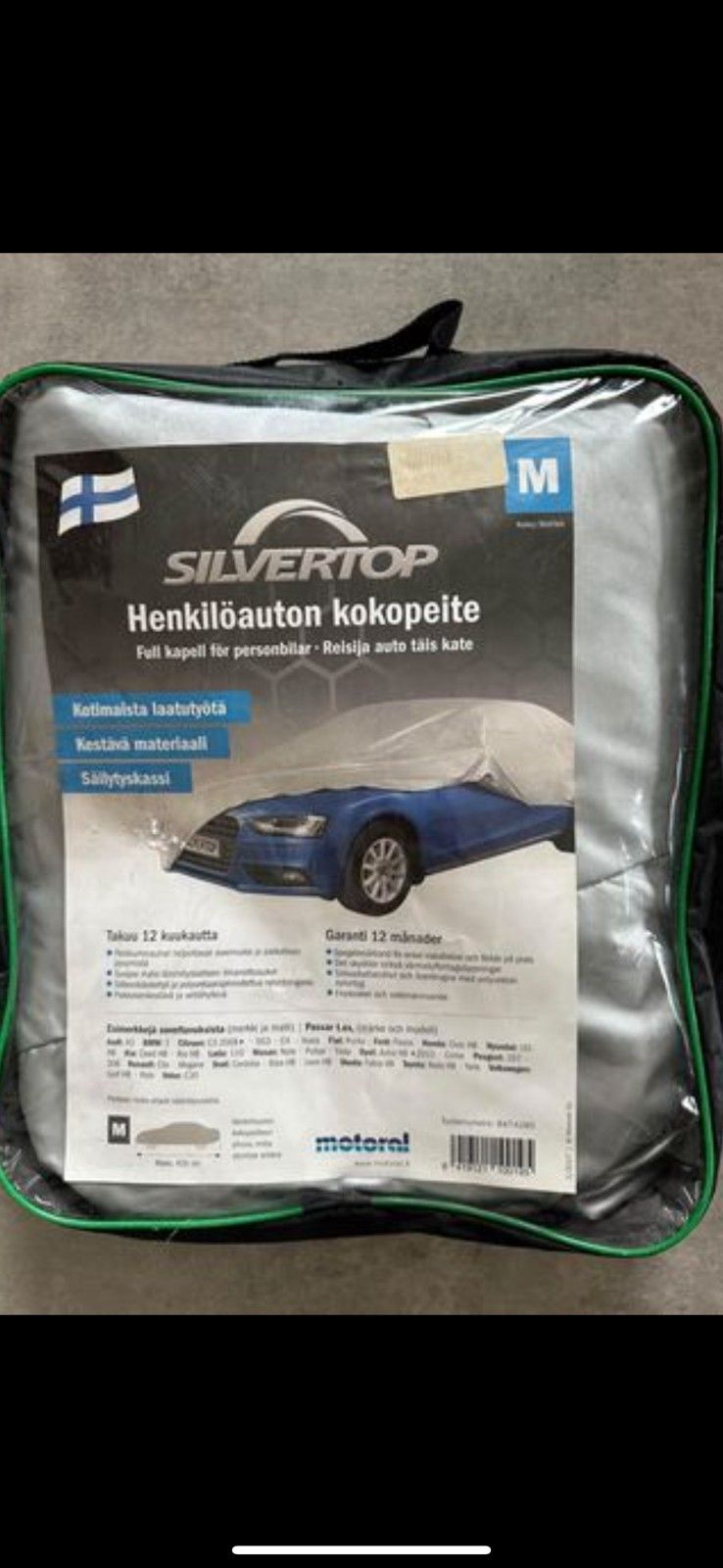 Henkilöauton kokopeite