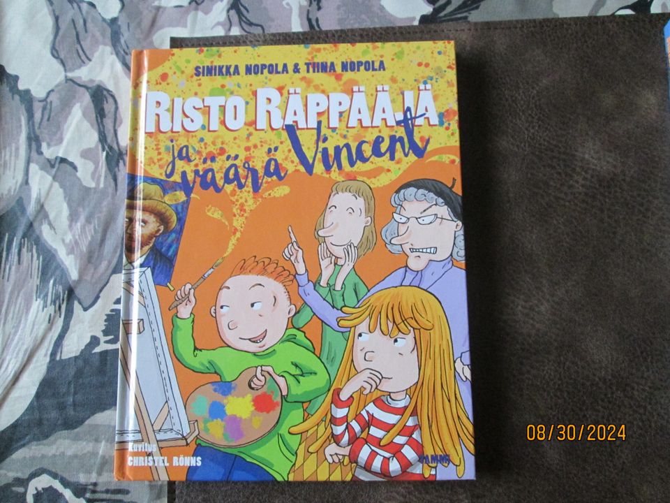 Risto Räppääjä Kirjat  3kpl.