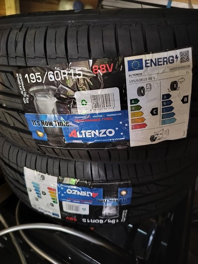 kesärenkaat 190/60 R15