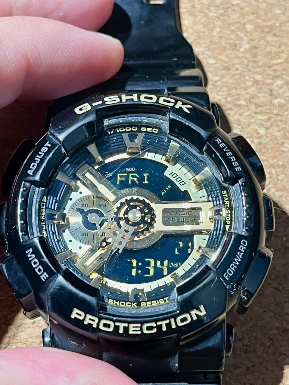 Casio G-Shock Kullattu/Muovi Ø51.2 mm GA-110GB rannekello