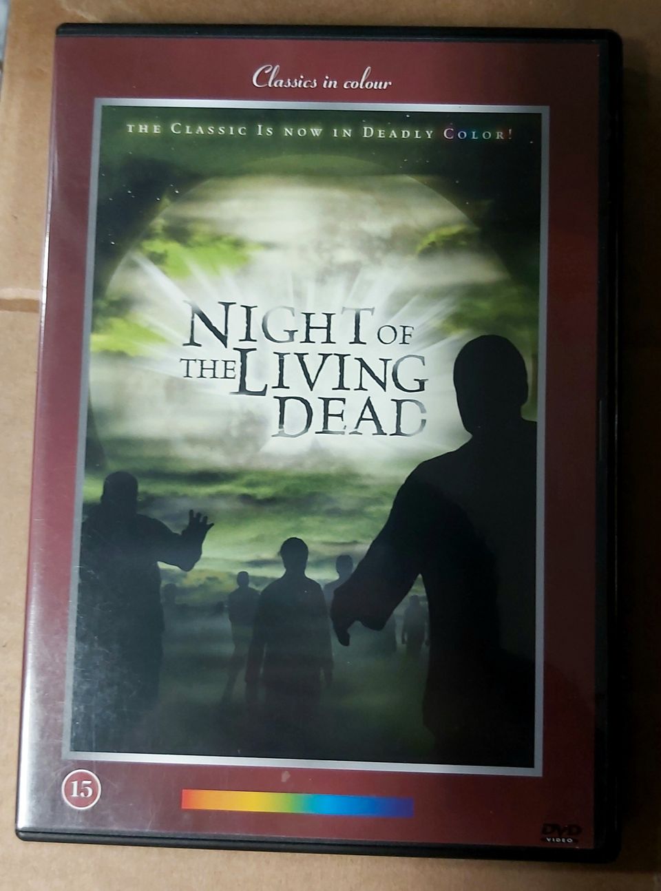 Night of the living dead DVD 1968 värillinen versio