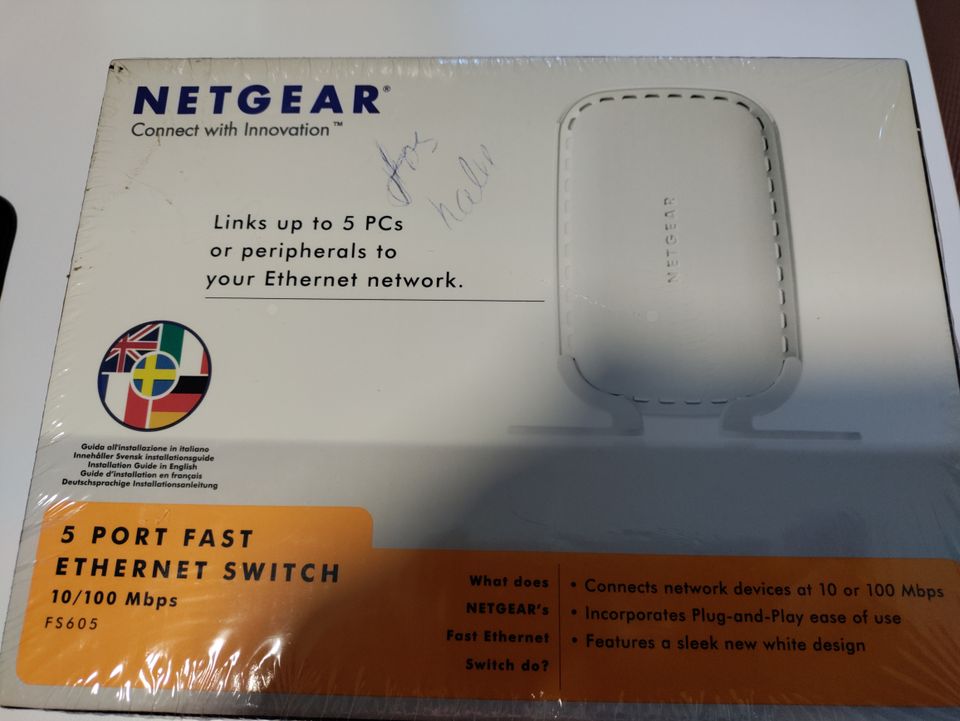 Netgear 5-porttinen 10/100-kytkin