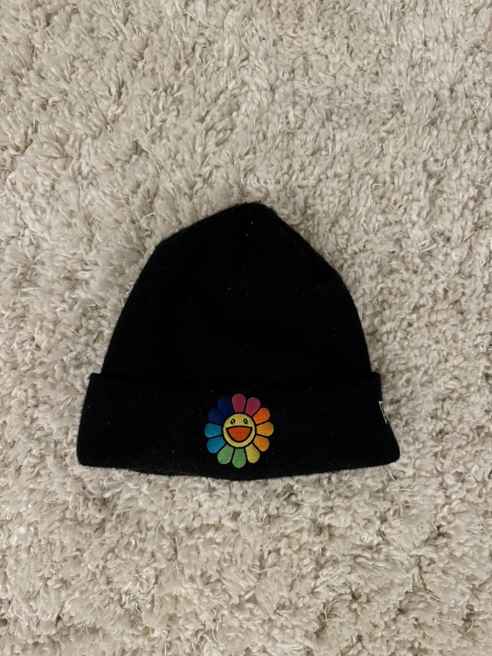 New Era x Takashi Murakami flower basic cuffknit beanie