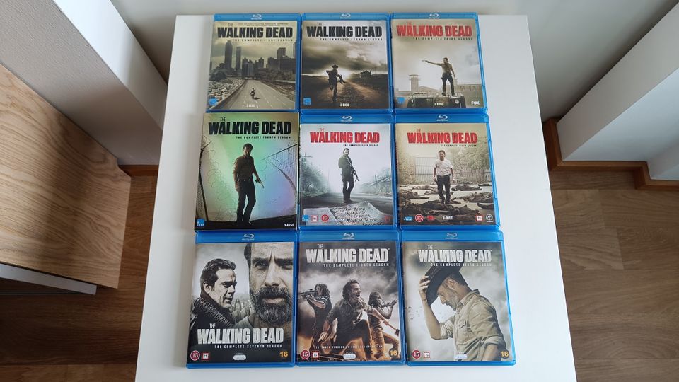 The Walking Dead kaudet 1-3 Blu-ray