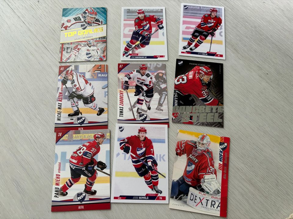 Liiga jääkiekkokortteja cardset