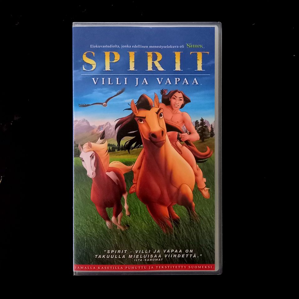 Spirit villi ja vapaa vhs