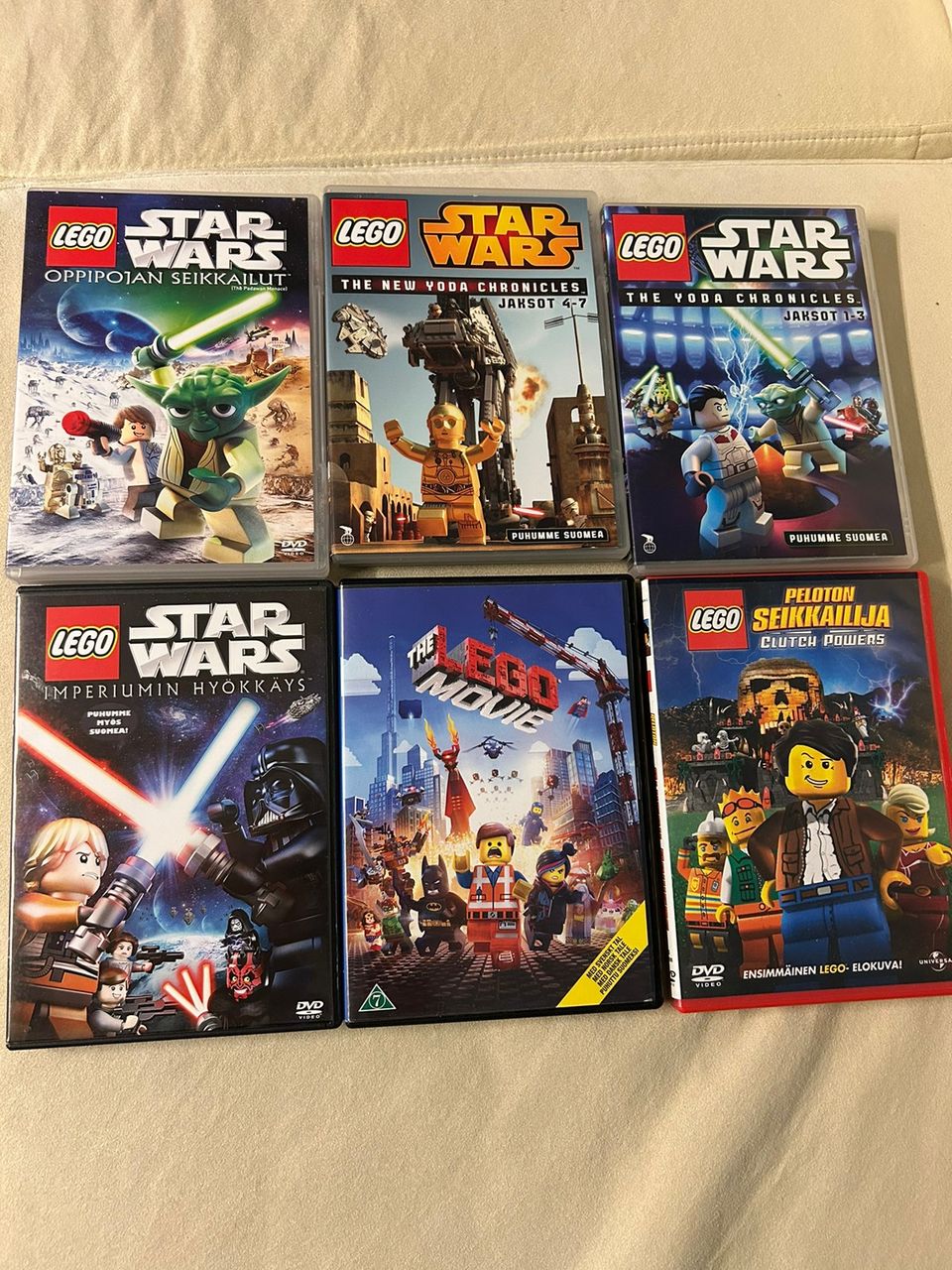 Lego dvd:t