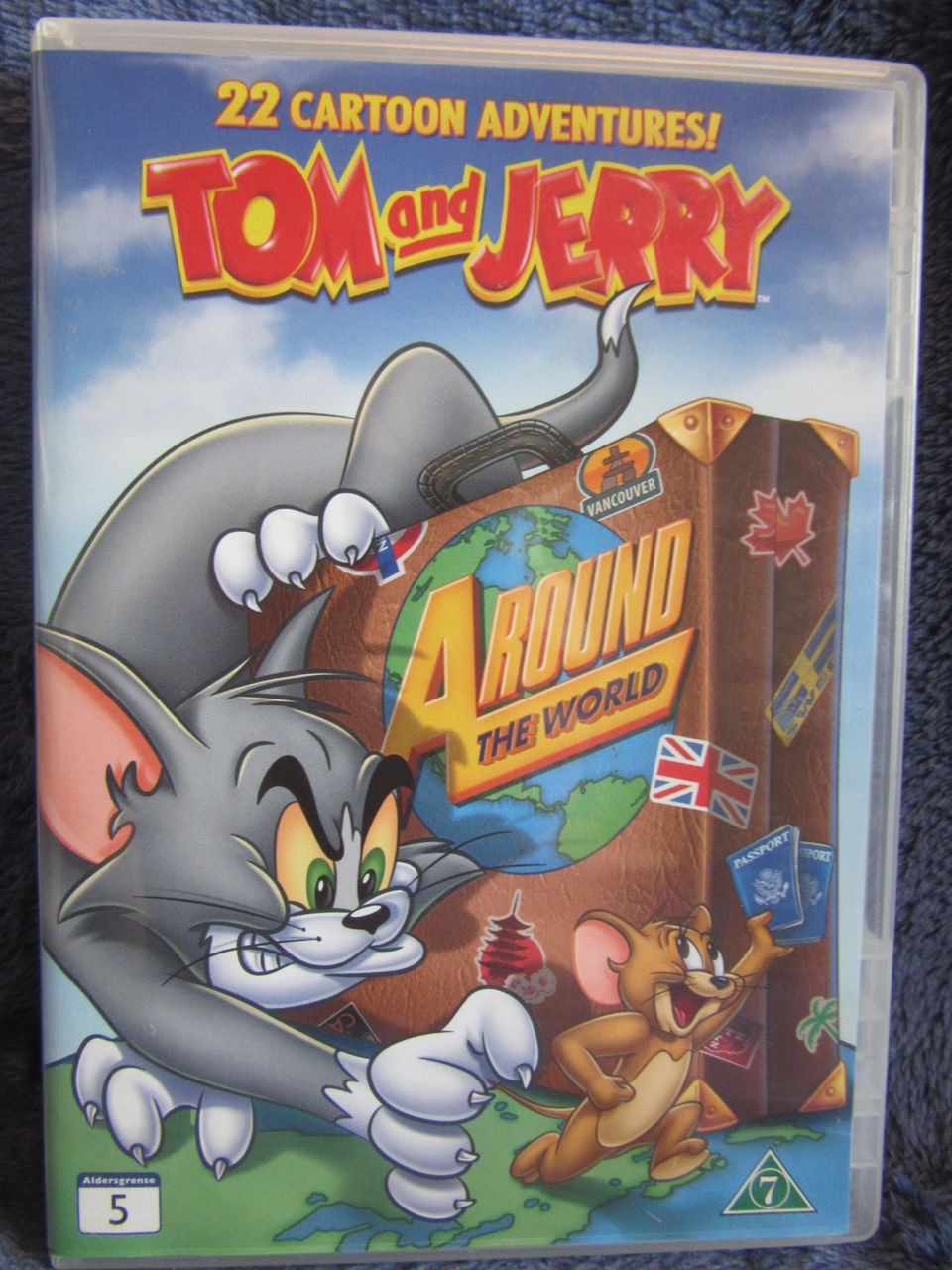 Tom ja Jerry Maailman ympäri dvd