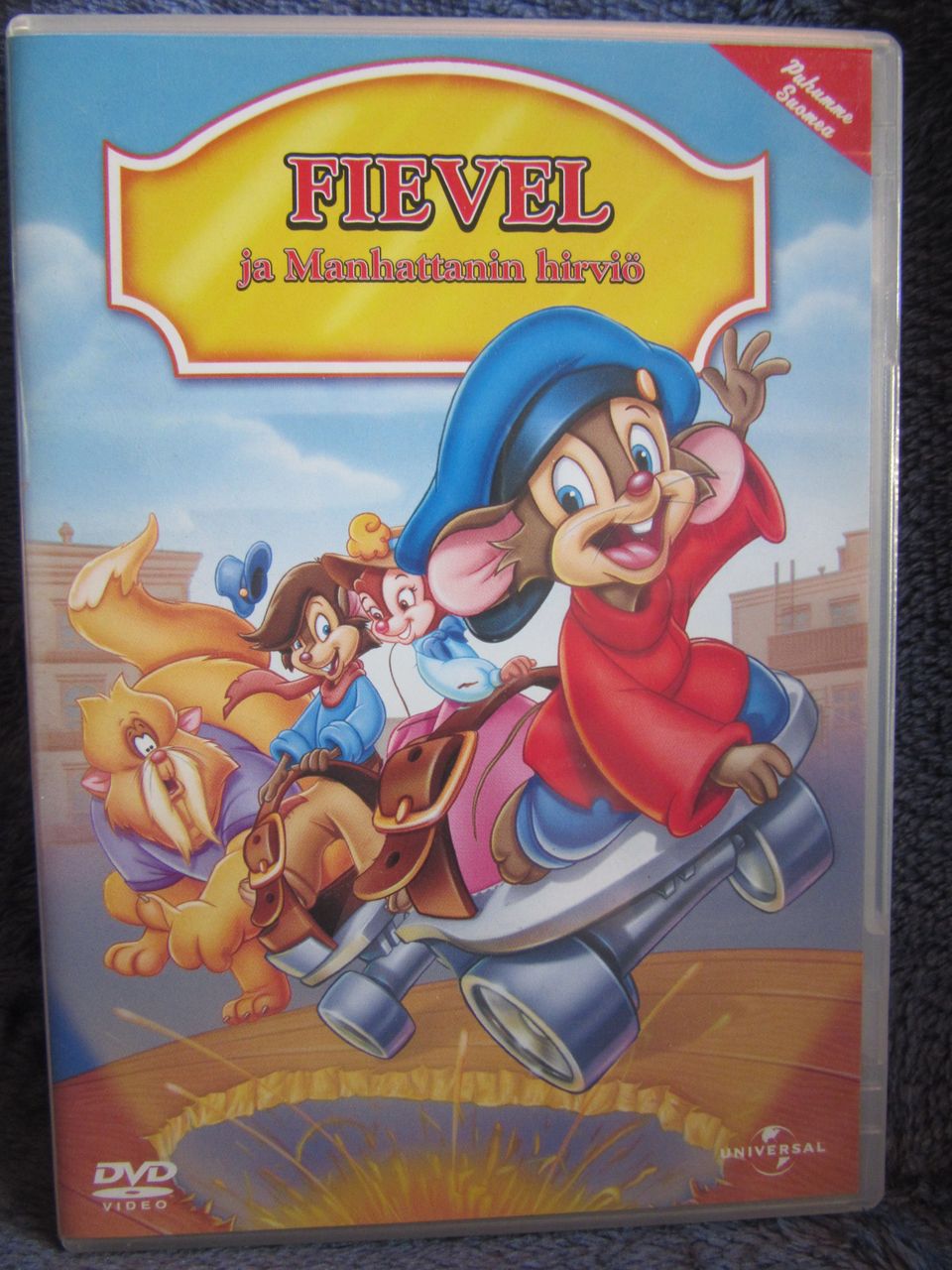 Fievel ja Manhattanin hirviö dvd